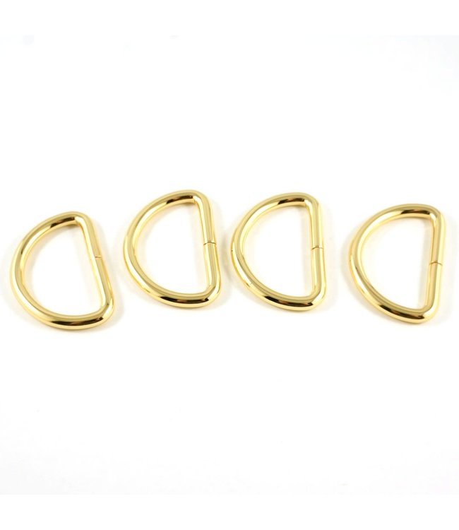 D-ring goud (10-50mm)