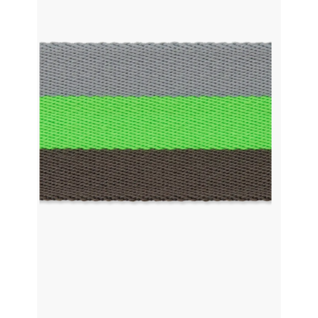 Tassenband doubleface - neon groen