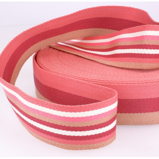 Tassenband doubleface - roze