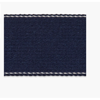 Tassenband linnenlook - donker blauw