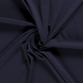 Katoentricot - navy