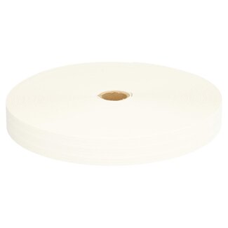 Zachte elastiek 25 mm - wit