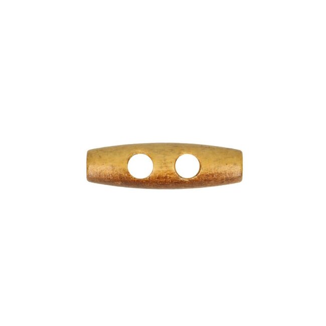 Houten knebel gebrand - 40 mm
