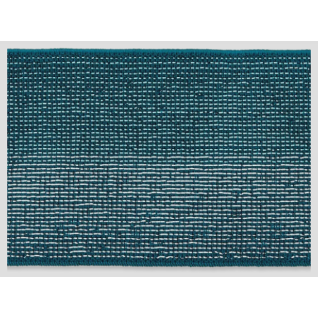 Elastiek lurex 40 mm - petrol