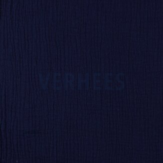 Double gauze - navy