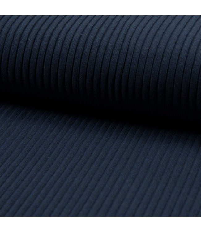 Heavy rib boordstof - navy