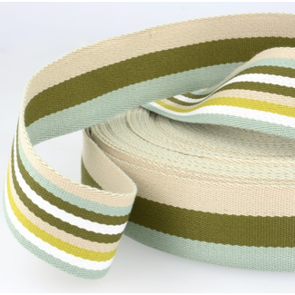 Tassenband doubleface - groen