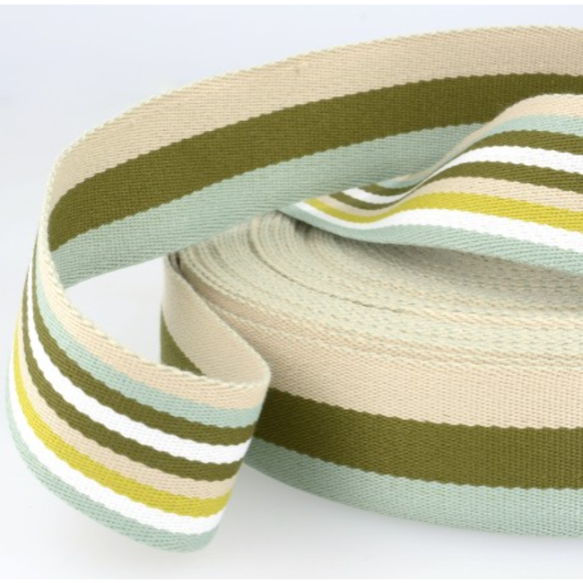 Tassenband doubleface - groen