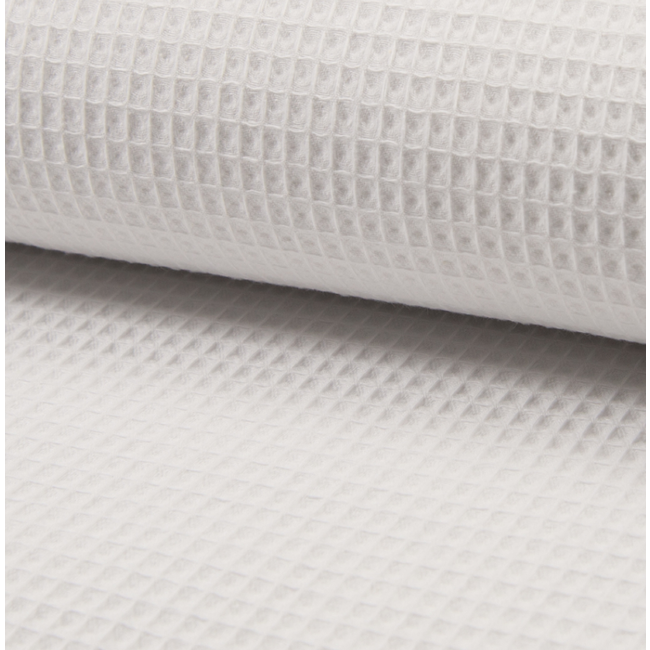 Wafelstof - wit