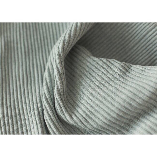 Heavy rib boordstof - minty fresh