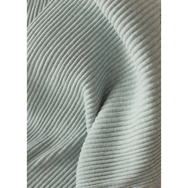 Heavy rib boordstof - minty fresh