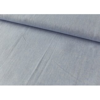 Linnen visgraat - pastel blauw