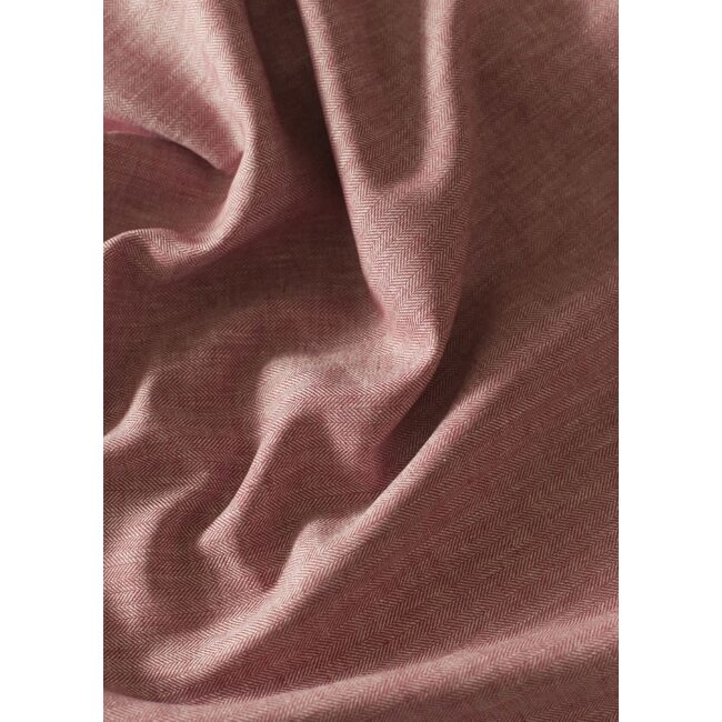 Linnen visgraat - rood