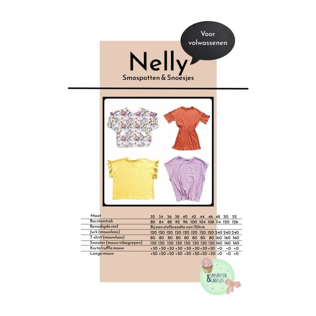 Smospotten & Snoesjes - Nelly volwassenen