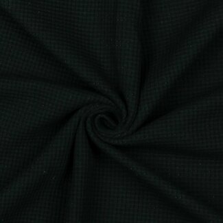 Wafeljersey bio - zwart