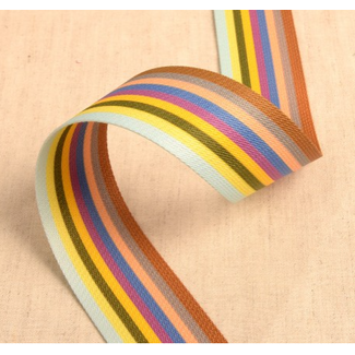 Tassenband strepen - Multi