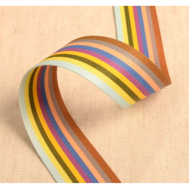 Tassenband strepen - Multi