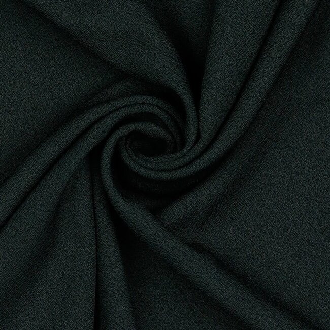 Crêpe marocain - zwart