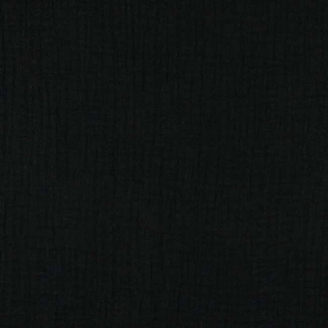 Double gauze - zwart