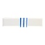 Gaaselastiek 30 mm (zwart/wit)