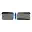 Gaaselastiek 30 mm (zwart/wit)