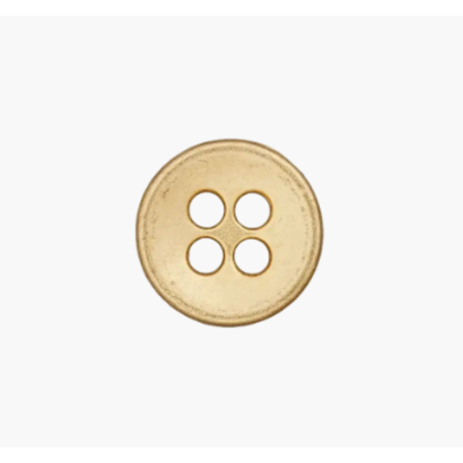 Metalen knoop 9mm - goud