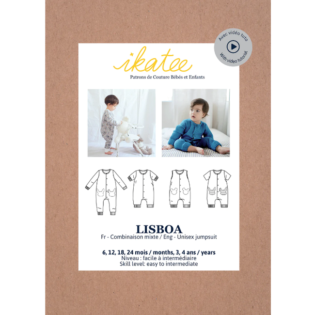 Ikatee - Lisboa unisex jumpsuit (6m - 4y)
