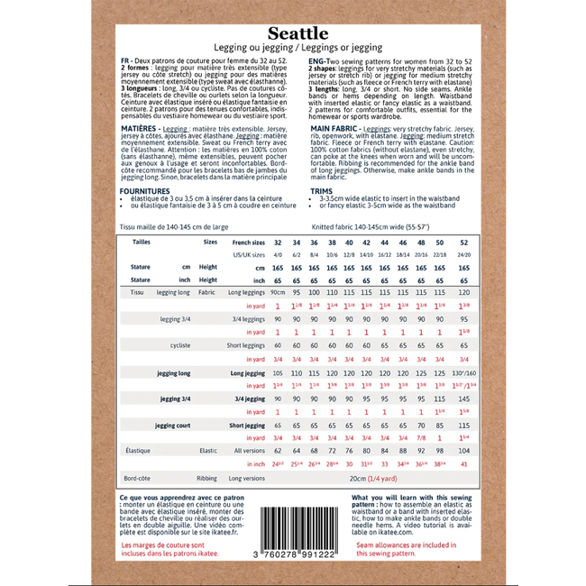 Ikatee - Seattle legging (32-52)