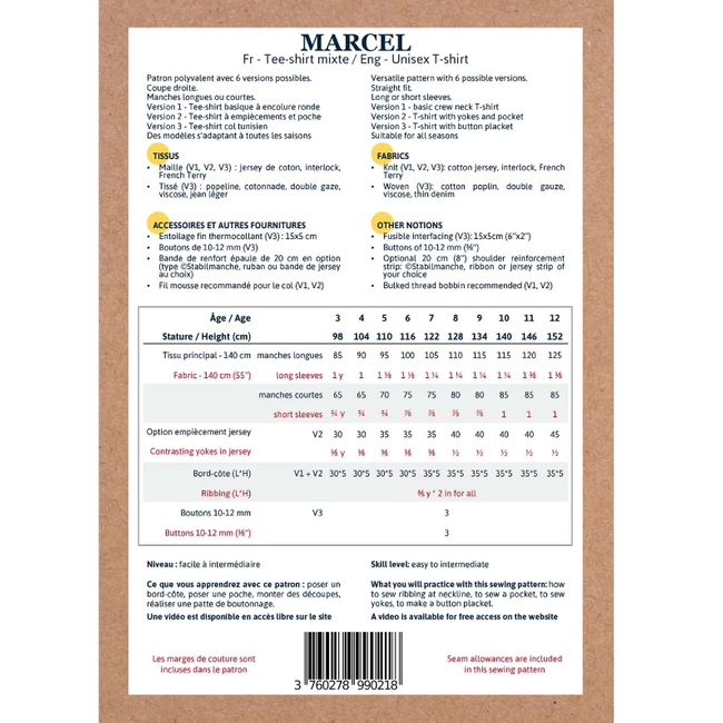 Ikatee - Marcel T-shirt unisex (3-12y)