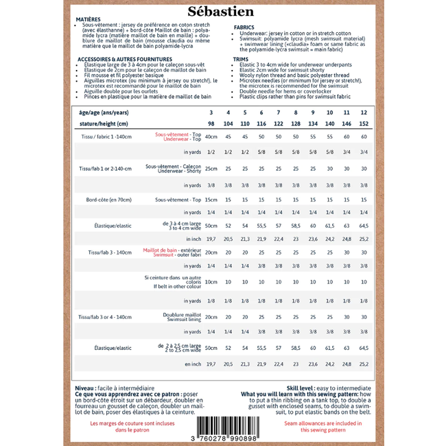 Ikatee - Sébastien underwear/ swimsuit (3y - 12y)