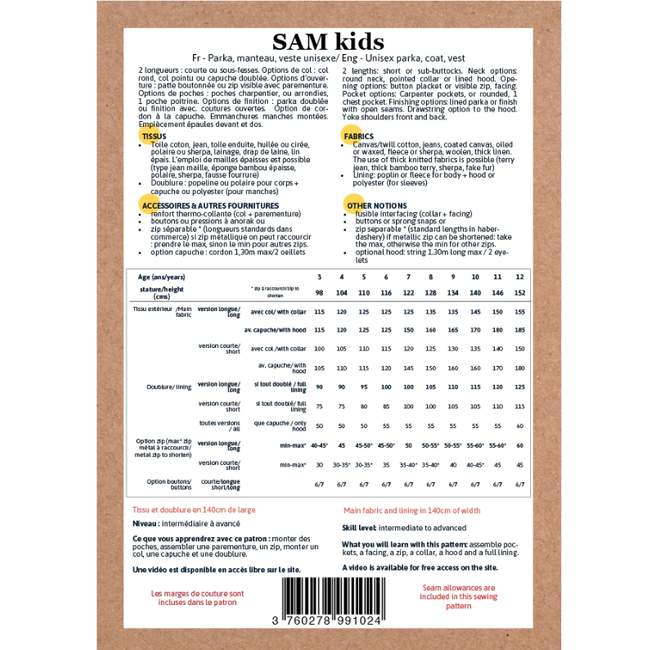 Ikatee - Sam kids (3y - 12y)