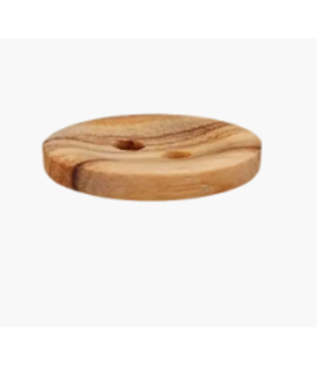 houten knoop 2gaats - 12 mm
