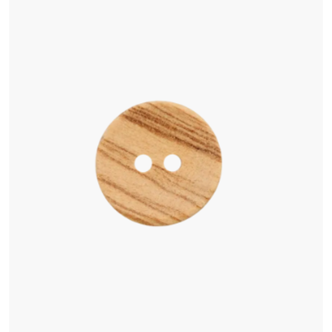 houten knoop 2gaats - 28 mm