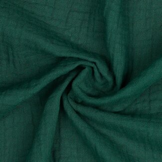 Double gauze - donkergroen
