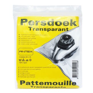 Vlieseline Persdoek transparant
