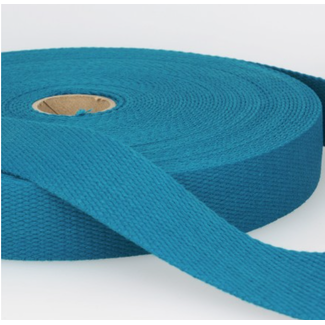 Tassenband 30 mm - appelblauwzeegroen