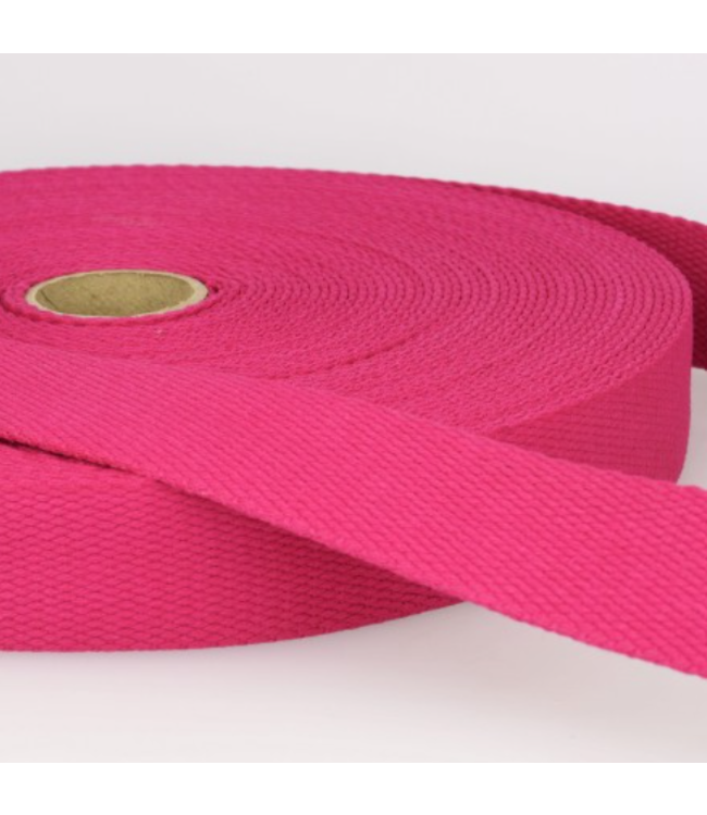 Tassenband 30 mm - fel roze