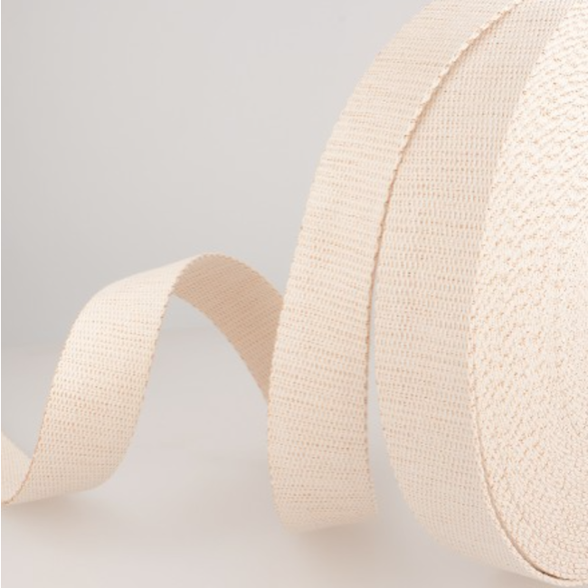 Tassenband wit goud