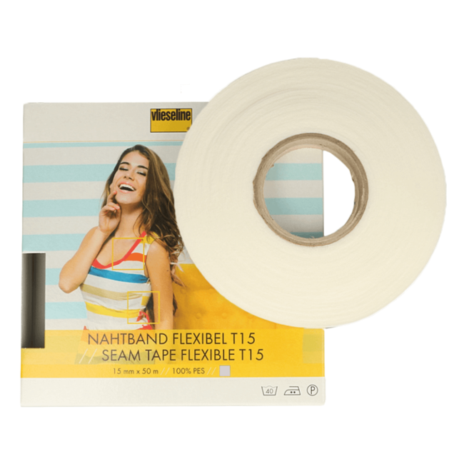 Naadband flexibel 15 mm