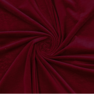 Washed corduroy stretch - rumba red