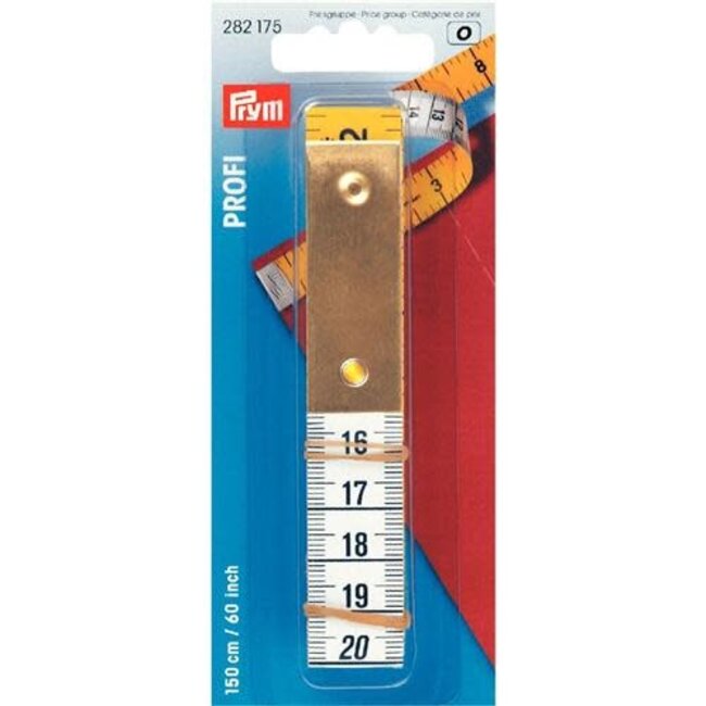 Lintmeter met metalen clip 150 cm