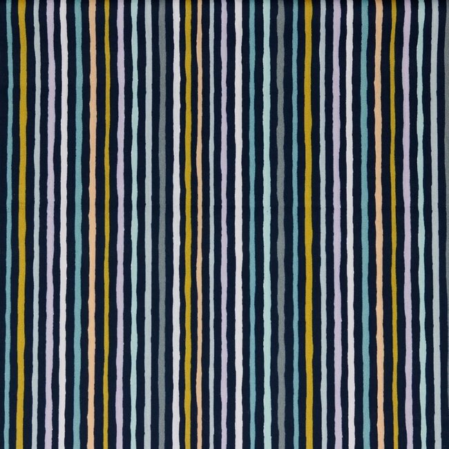 Coated cotton - stripes