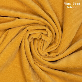 Bubble wash corduroy - geel