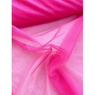 Shiny swiss tule - fuchsia