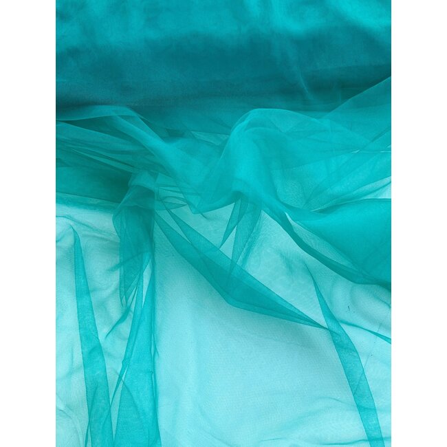 Shiny swiss tule - turquoise
