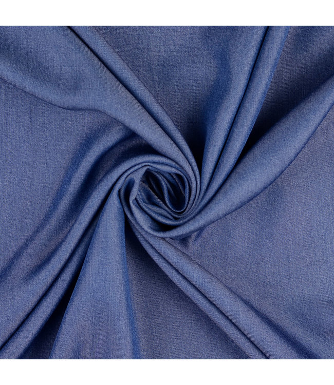 Tencel - indigo blauw