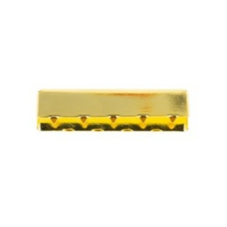 Tassenbandeinde 40mm - goud (2 stuks)