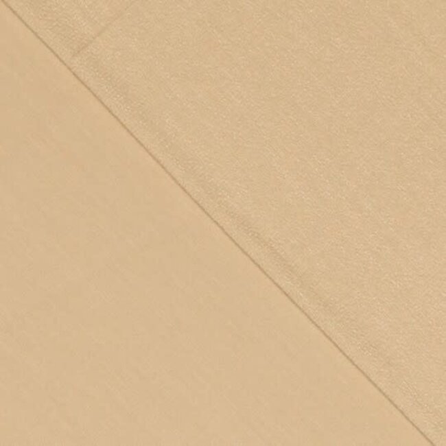 Bamboo knit french terry - crème