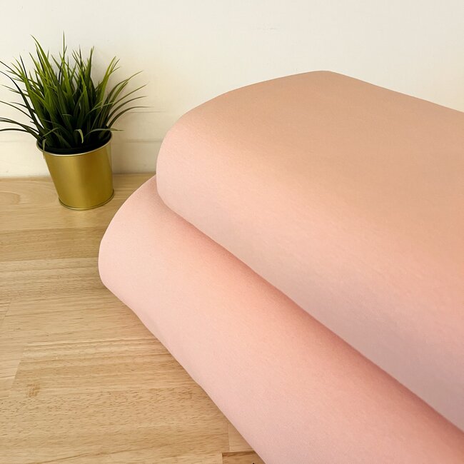 Sweaterstof - zacht zalm