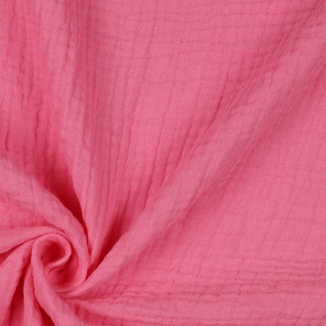 Double gauze - fresh fuchsia